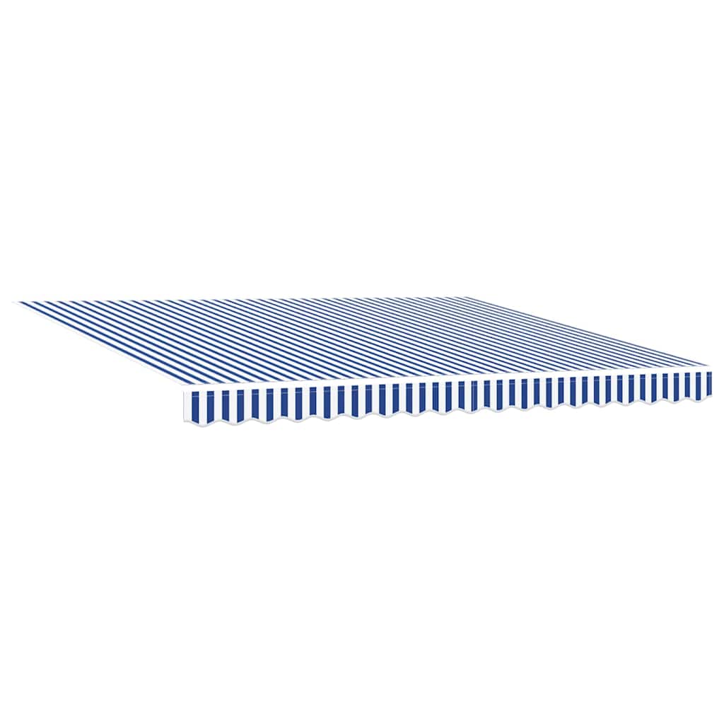 Toldo Retrátil Manual Azul e antracite 400 × 300 cm
