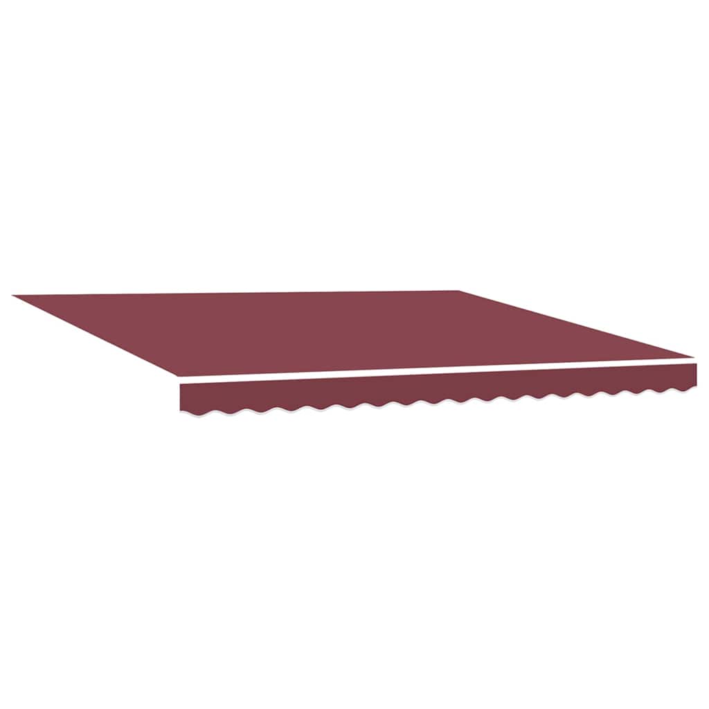 Toldo Retrátil Manual Vermelho Borgonha 400x300 cm tecido