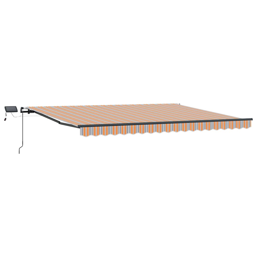 Toldo Retrátil Manual Multicolor 400 ×300 cm tecido
