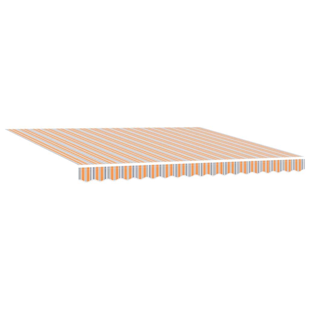 Toldo Retrátil Listrado Multicolorido 400x300 cm tecido