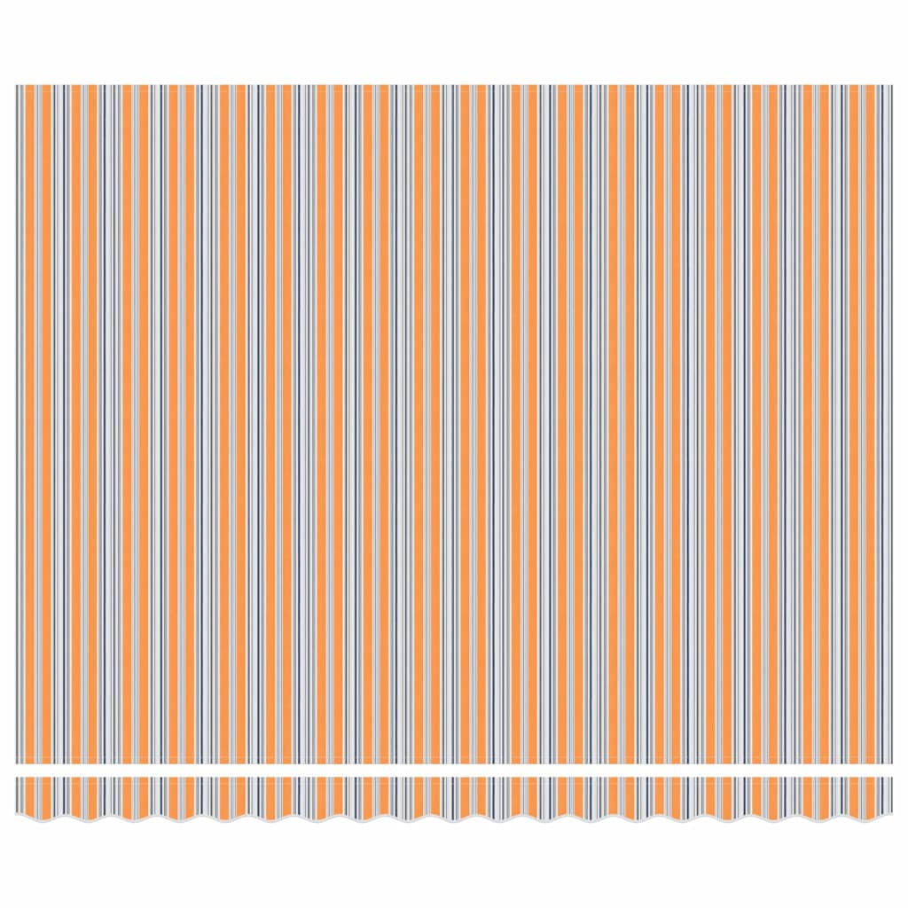 Toldo Retrátil Listrado Multicolorido 400x300 cm tecido