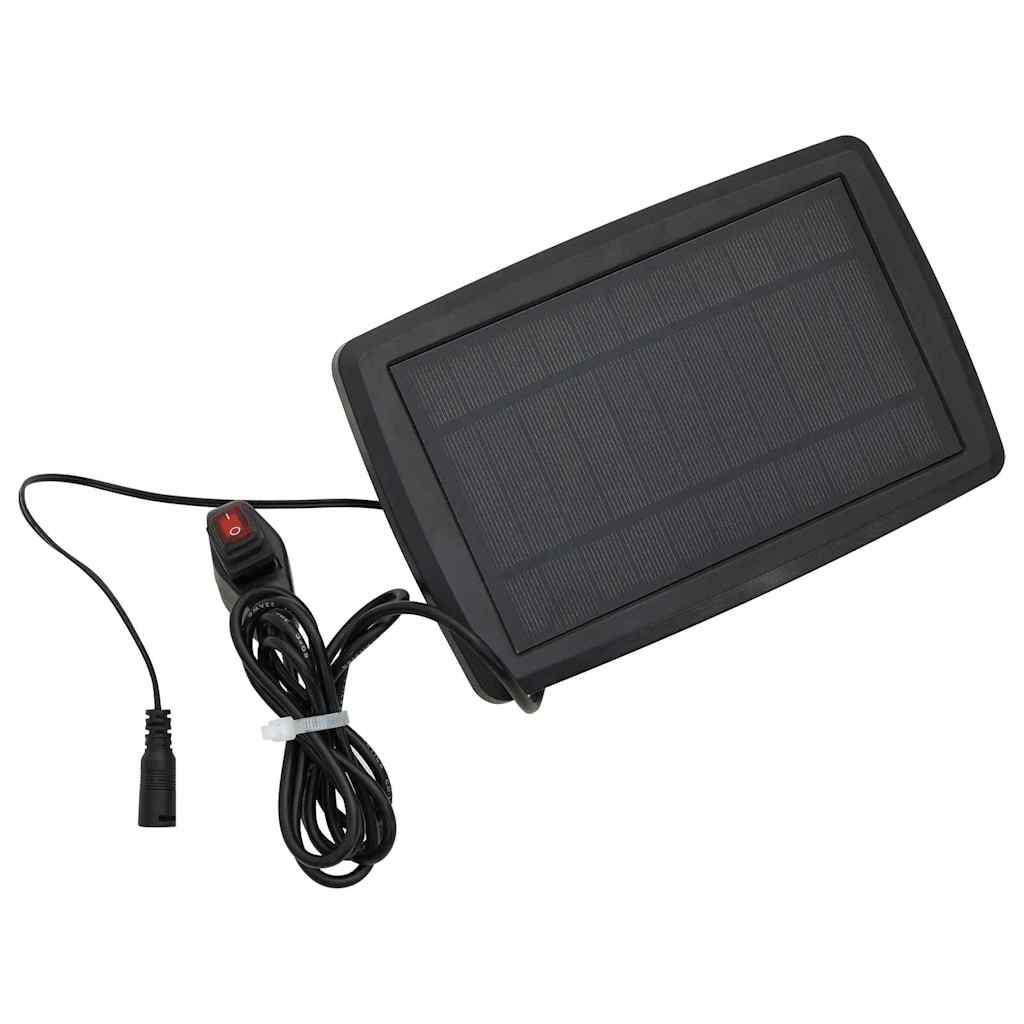 Toldo Retrátil com luzes de tira LED Preto 400 ×300 cm tecido