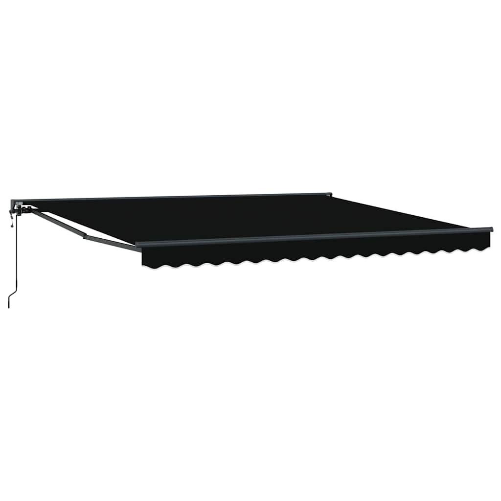 Toldo Retrátil Preto 400x300 cm tecido