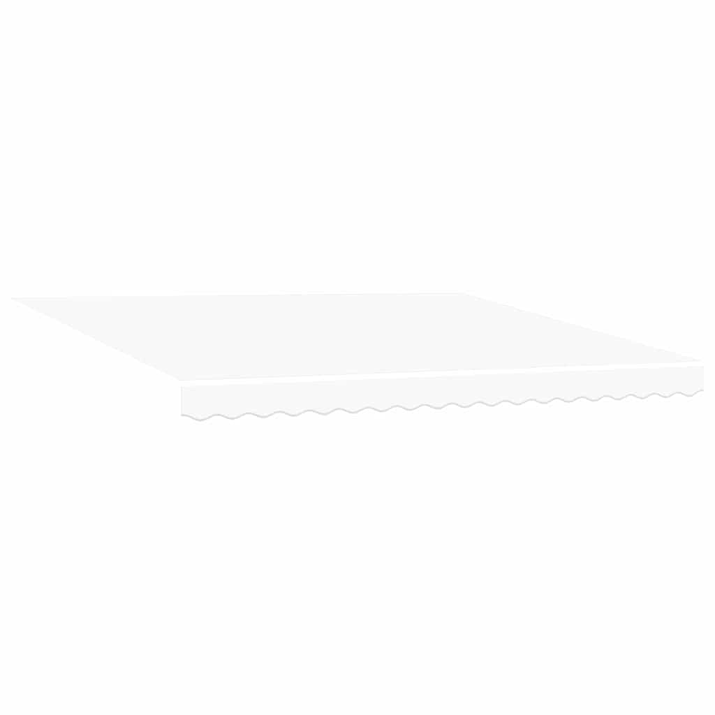 Toldo Retrátil Branco 400 × 300 cm Poliéster
