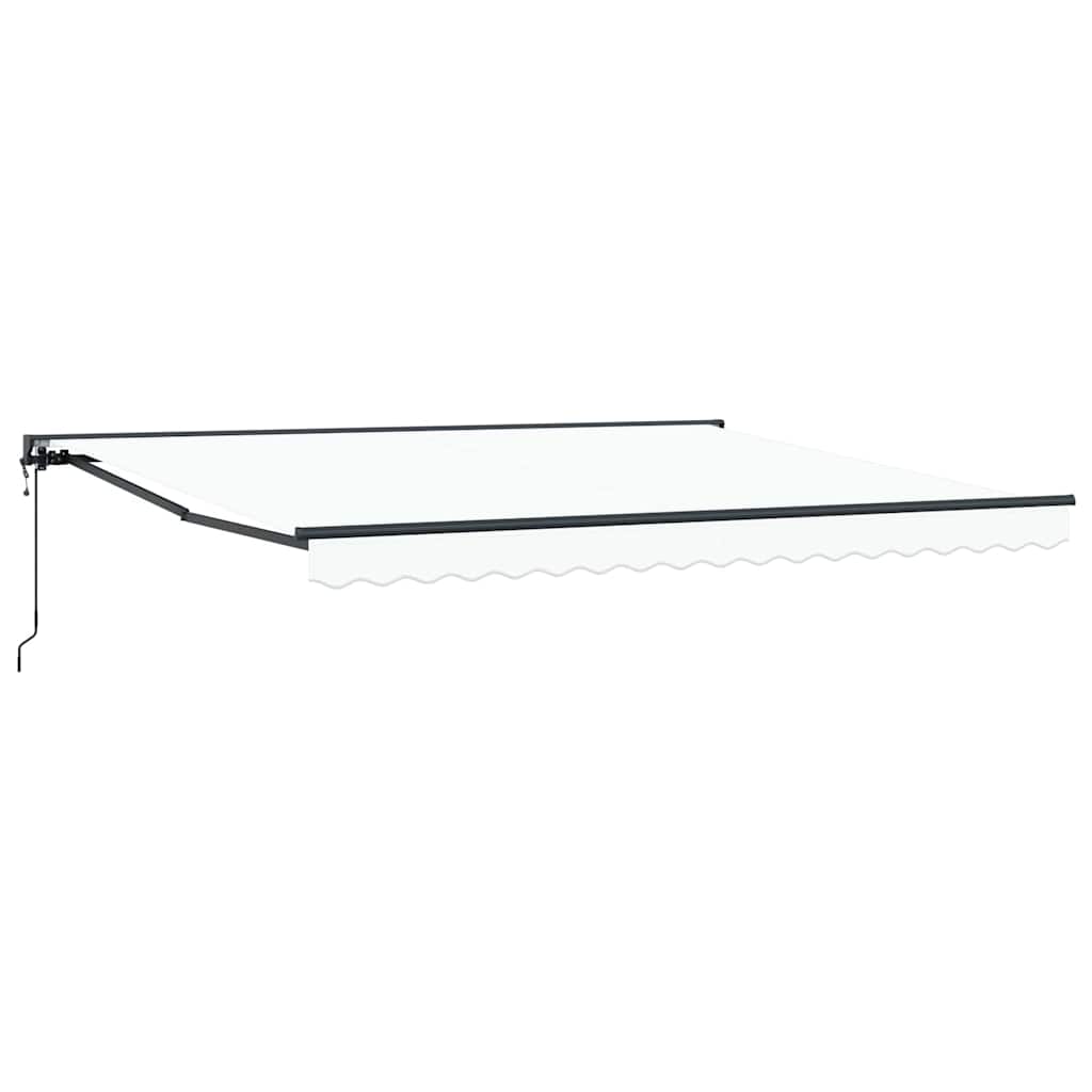 Toldo Retrátil Branco 400x300 cm tecido