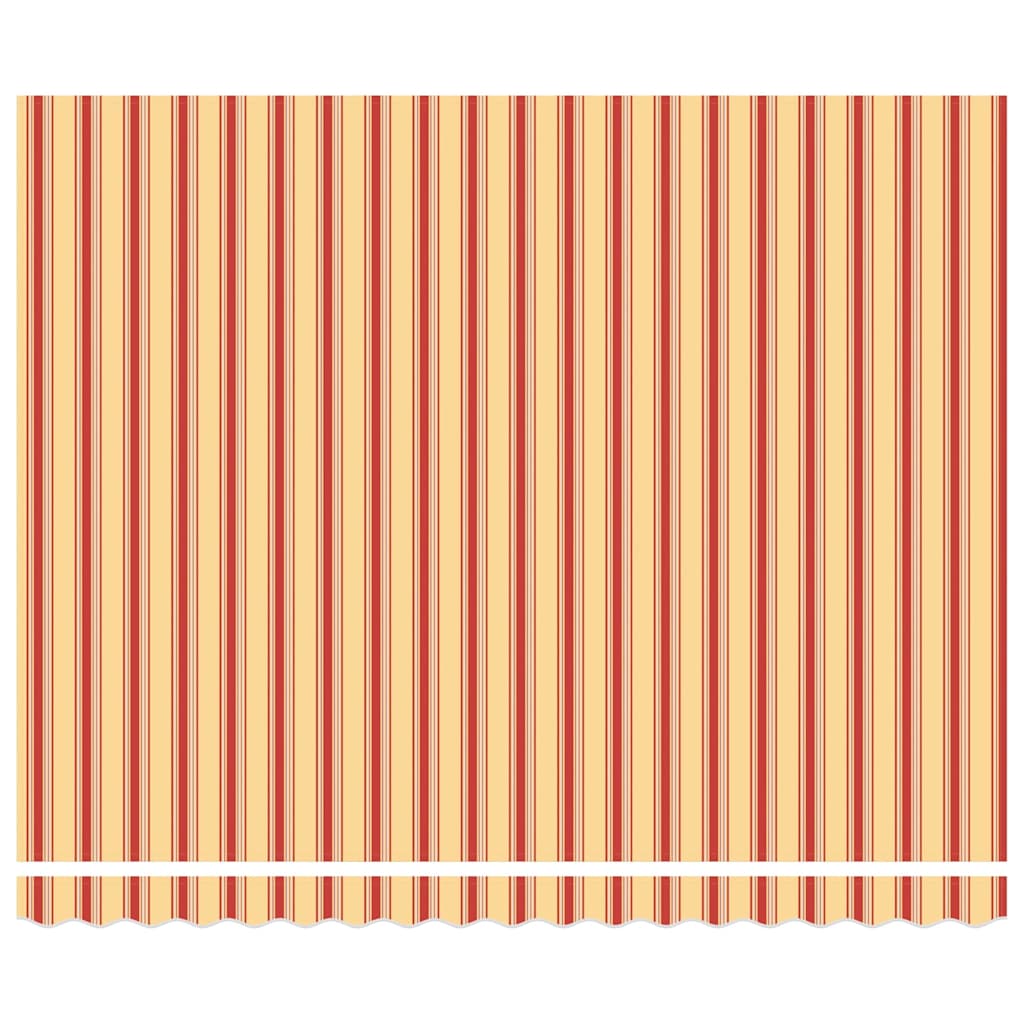 Toldo Retrátil amarelo e laranja 400 ×350 cm tecido