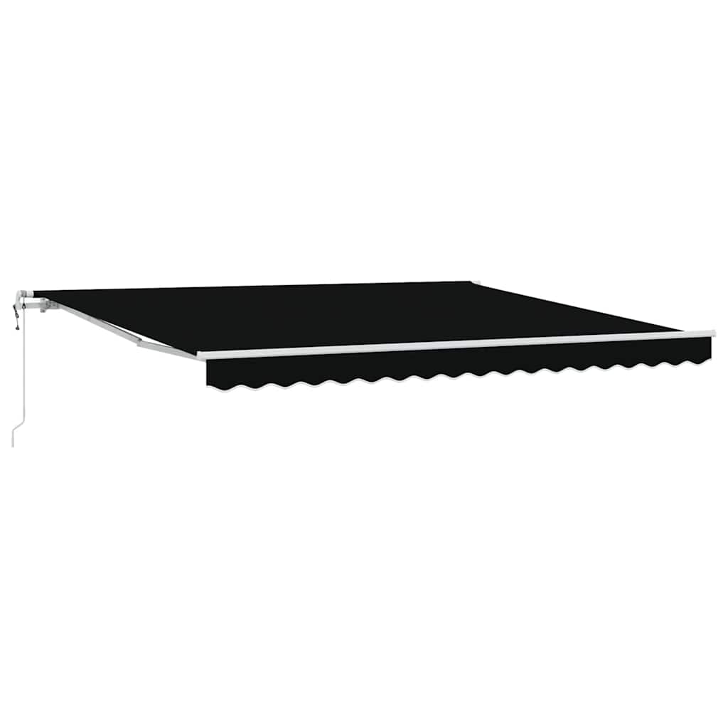 Toldo Retrátil 400 × 350 cm Preto