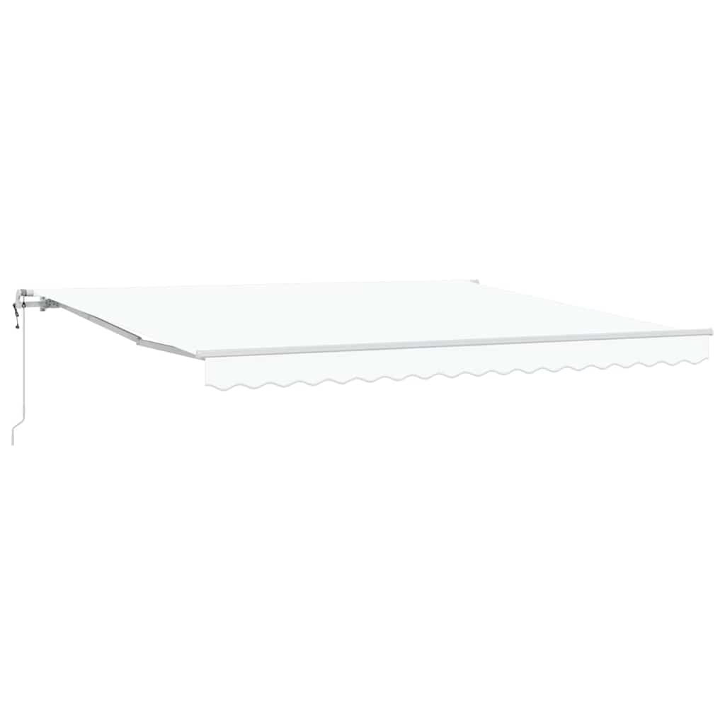Toldo Retrátil 400 × 350 cm Branco