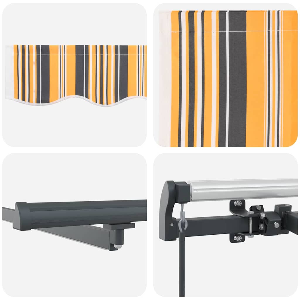 Toldo Retrátil Manual Multicolor 450 ×300 cm tecido