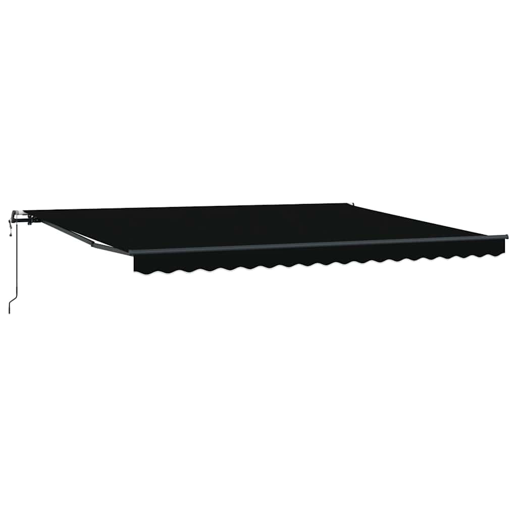 Toldo Retrátil Preto 450 ×300 cm tecido