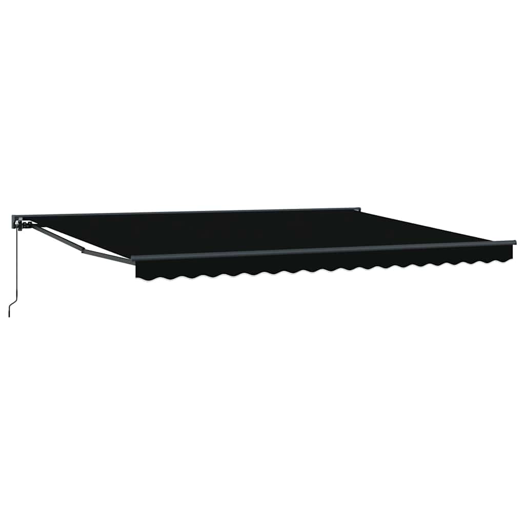 Toldo Retrátil Preto 450x300 cm tecido