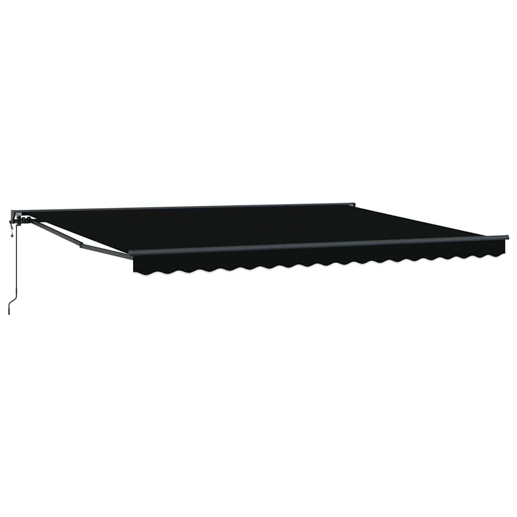 Toldo Retrátil Preto 450x300 cm tecido