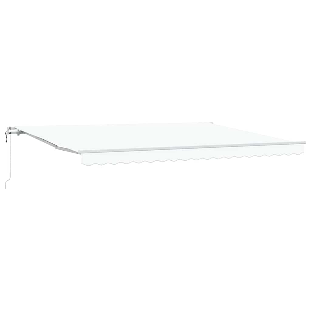 Toldo Retrátil 450 × 300 cm Branco