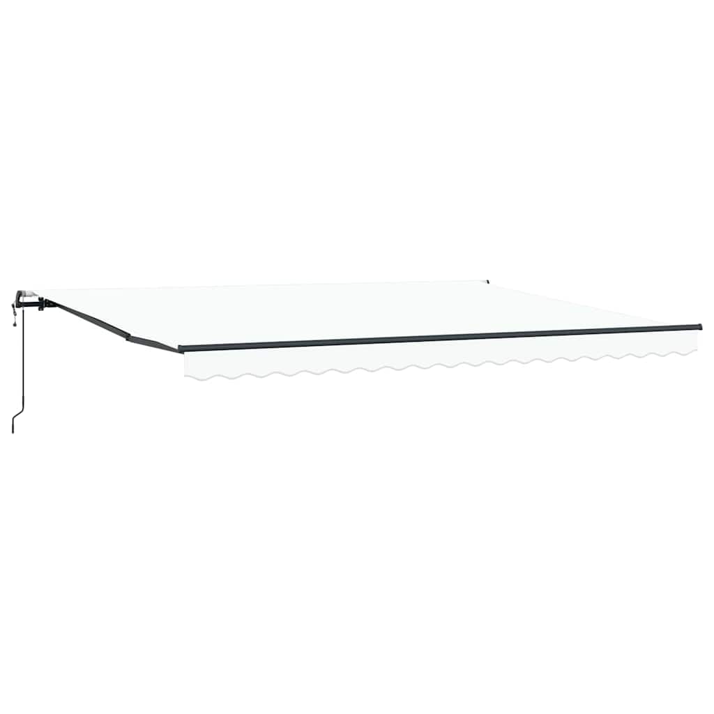 Toldo Retrátil Branco 450 ×300 cm tecido
