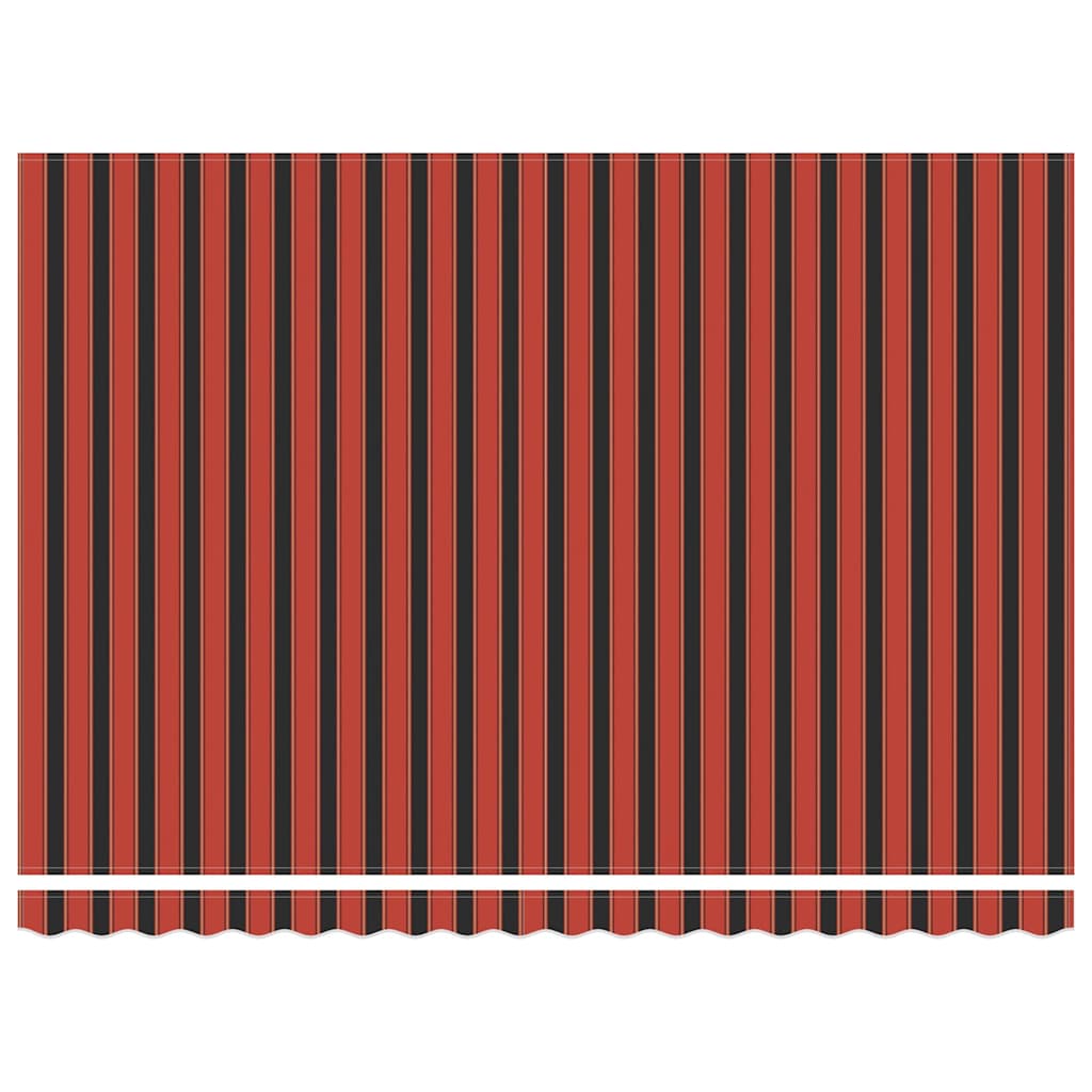 Toldo Retrátil 450 × 350 cm laranja e castanho