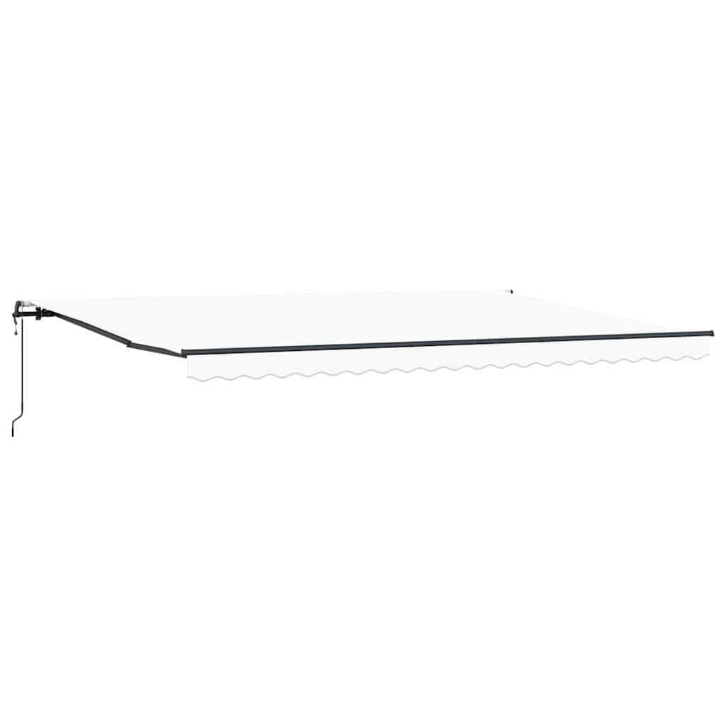 Toldo Retrátil Branco 500 ×300 cm tecido