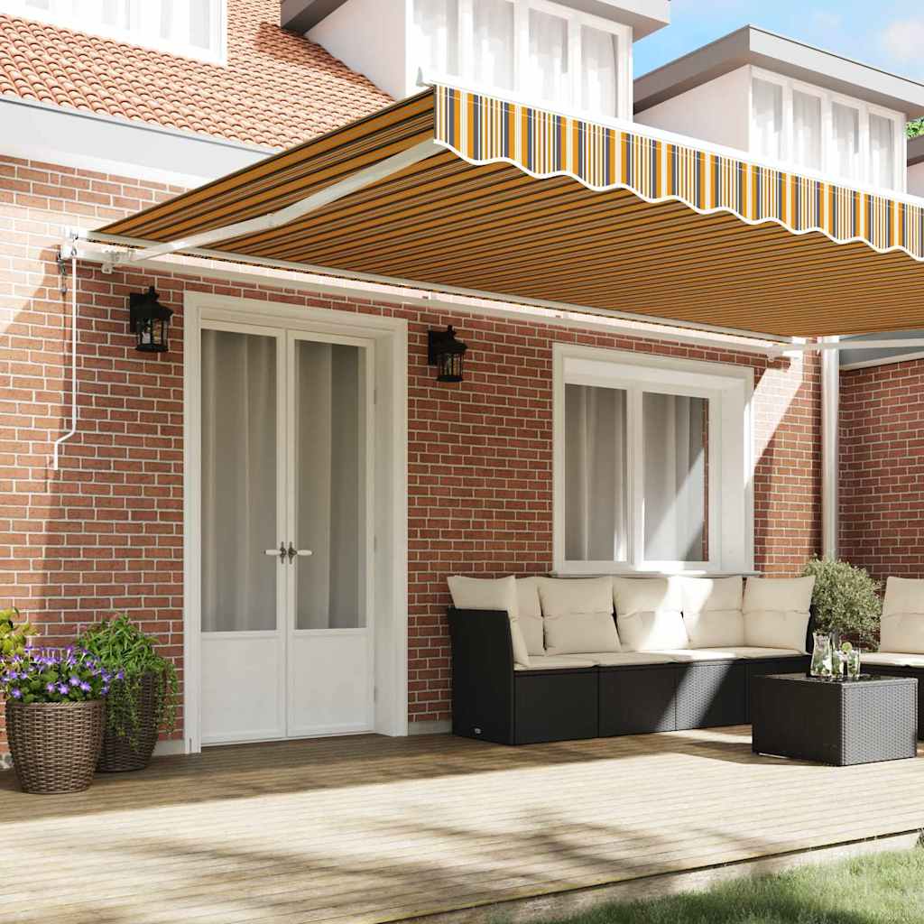 Toldo Retrátil 500 × 350 cm Multicolor