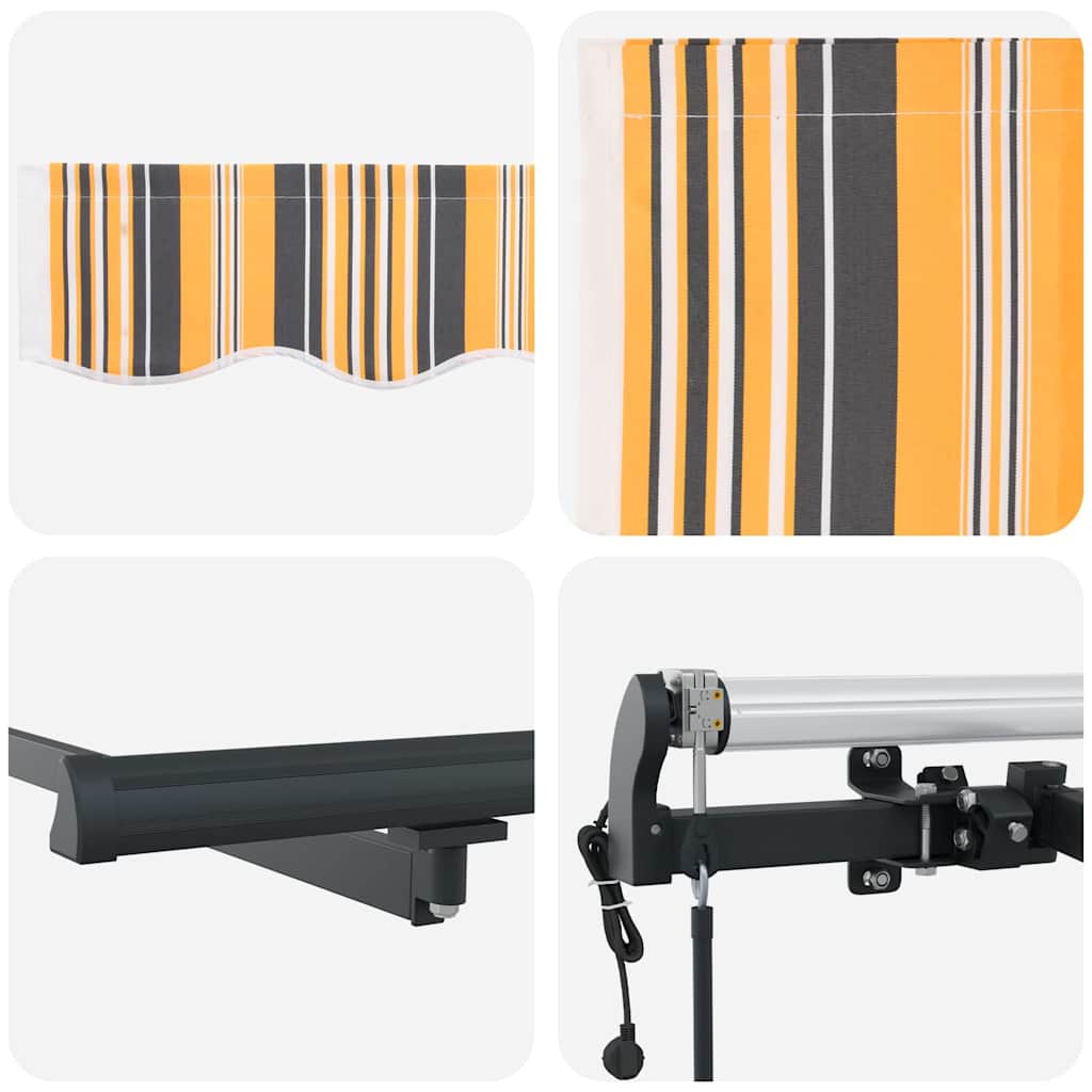 Toldo Retrátil Multicolor 500 ×350 cm tecido