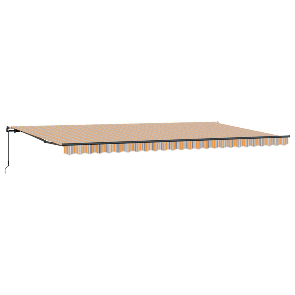 Toldo Retrátil Manual Multicolor 600 × 300 cm tecido