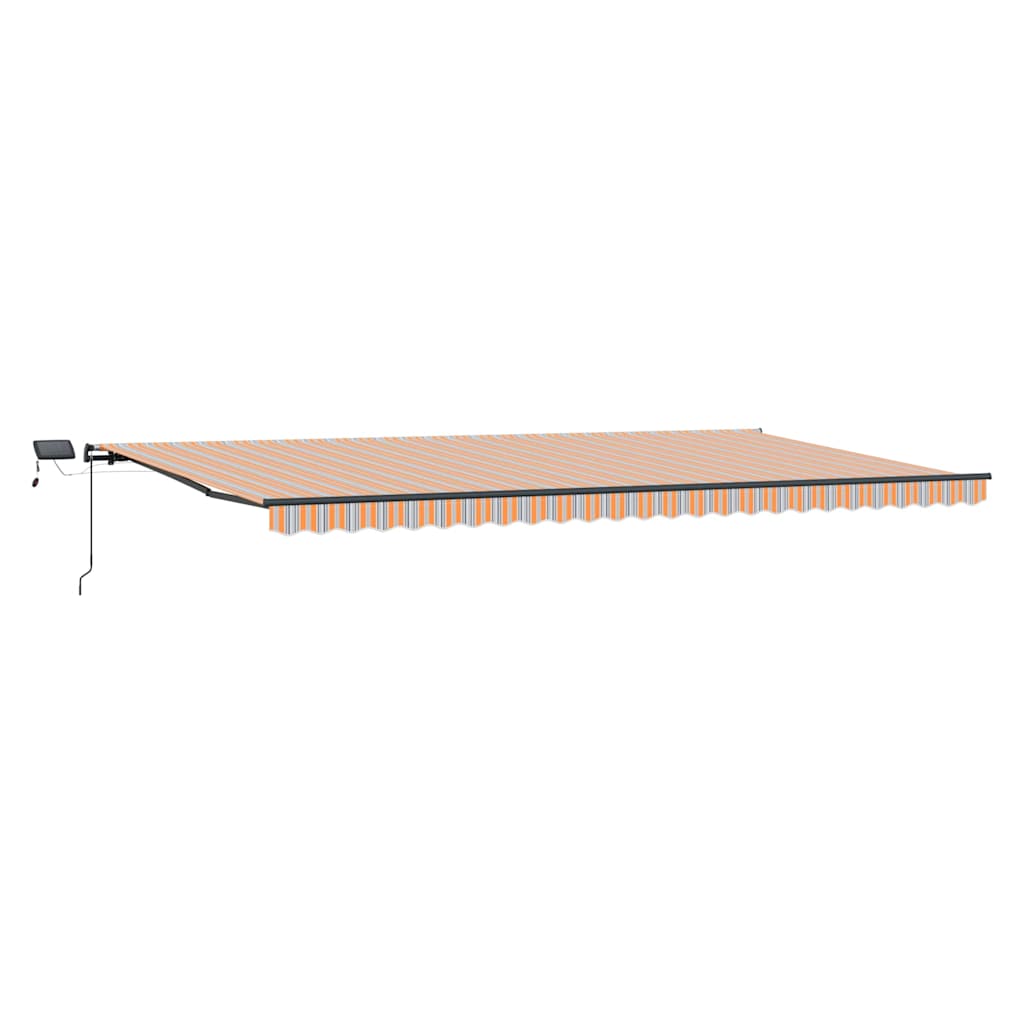 Toldo Retrátil Manual Multicolor 600 × 300 cm tecido