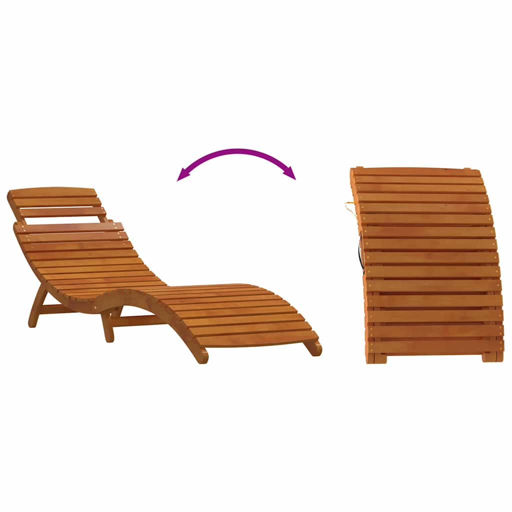 Espreguiçadeira com almofada 2 pcs Cinzeto 184 x 55 x 64cm
