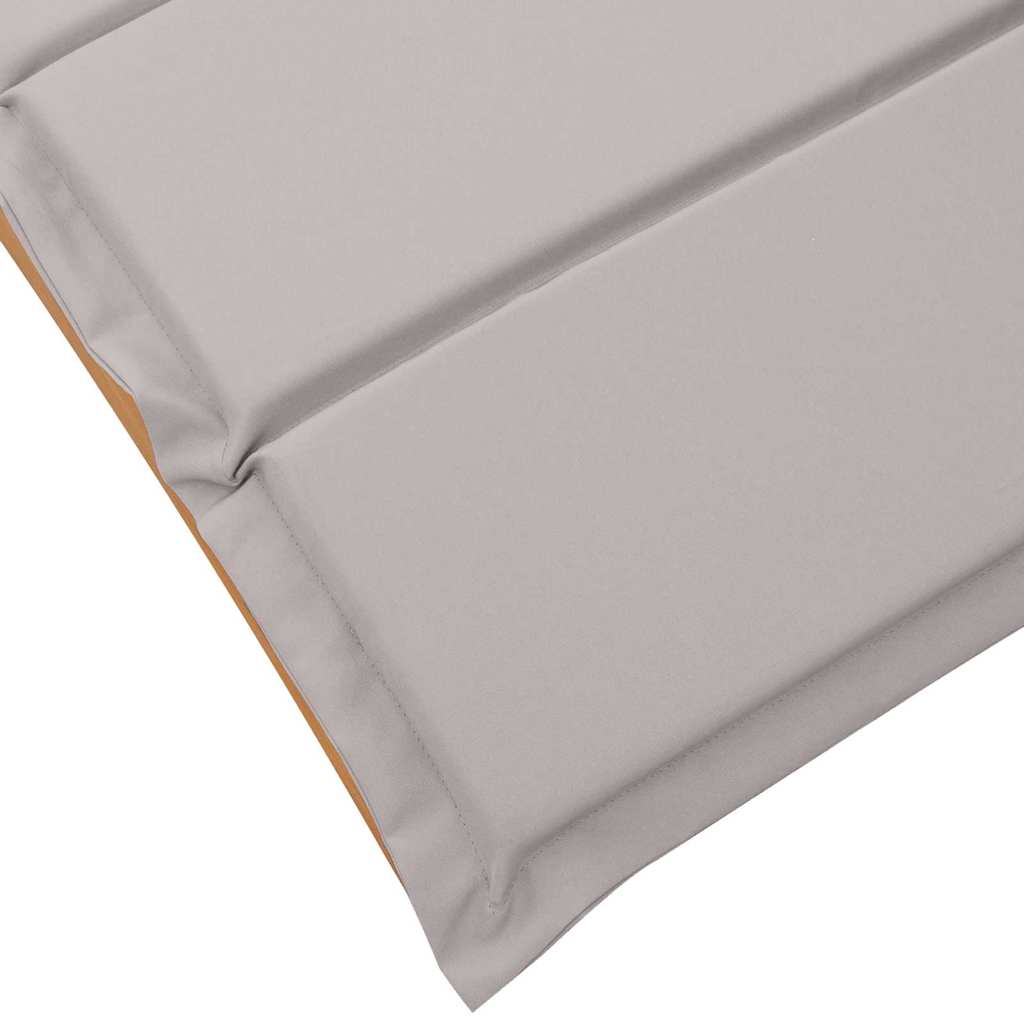 Espreguiçadeira 2 pcs Cinzento-acastanhado 184 x 55 x 64cm