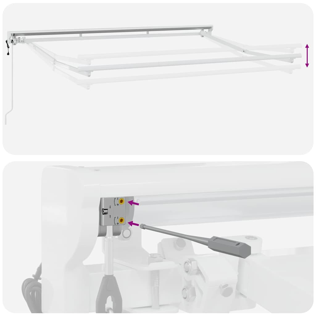 Estrutura de Toldo Branco 3 x 2 m