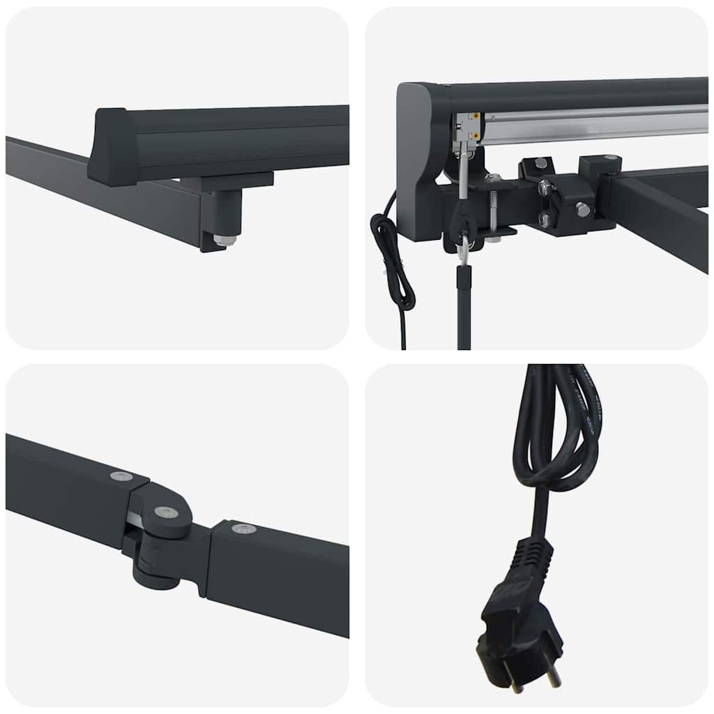 Estrutura de Toldo Antracite 3 x 2,5 m