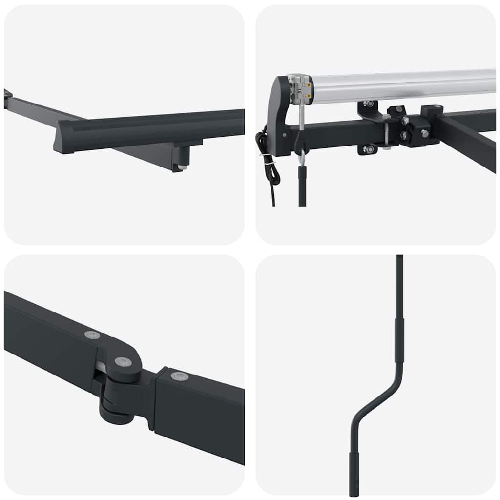 Estrutura de Toldo Antracite 4 x 2 m Metal