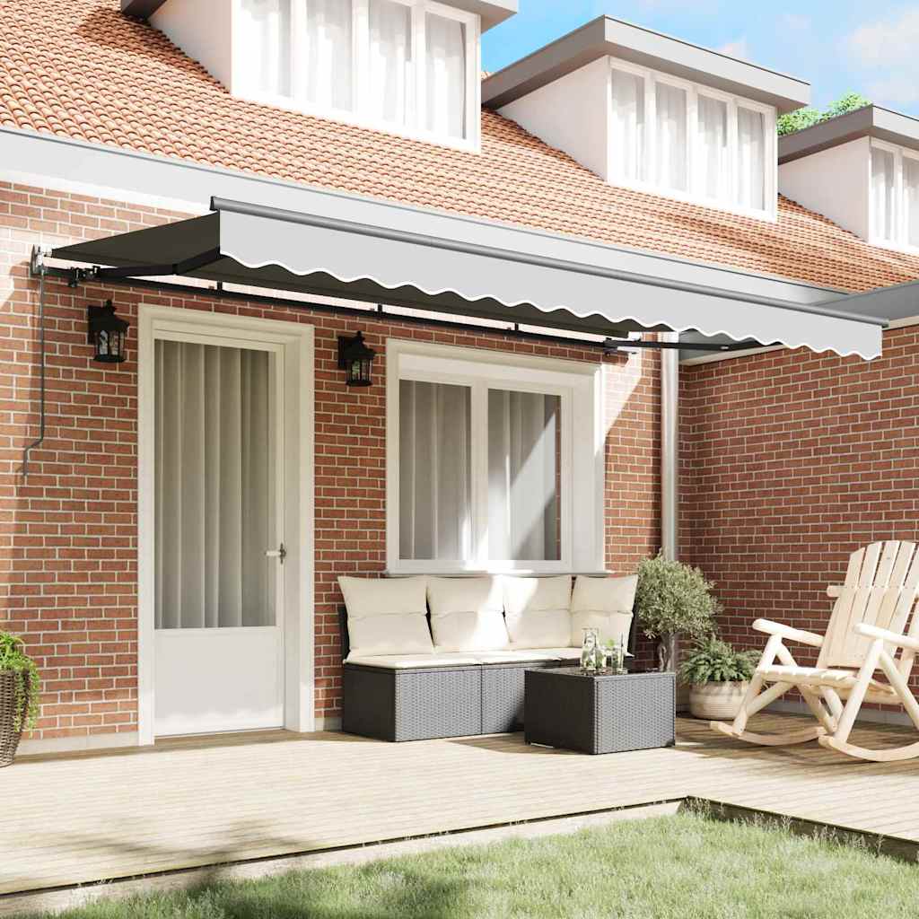 Estrutura de Toldo Antracite 4 x 2 m Metal