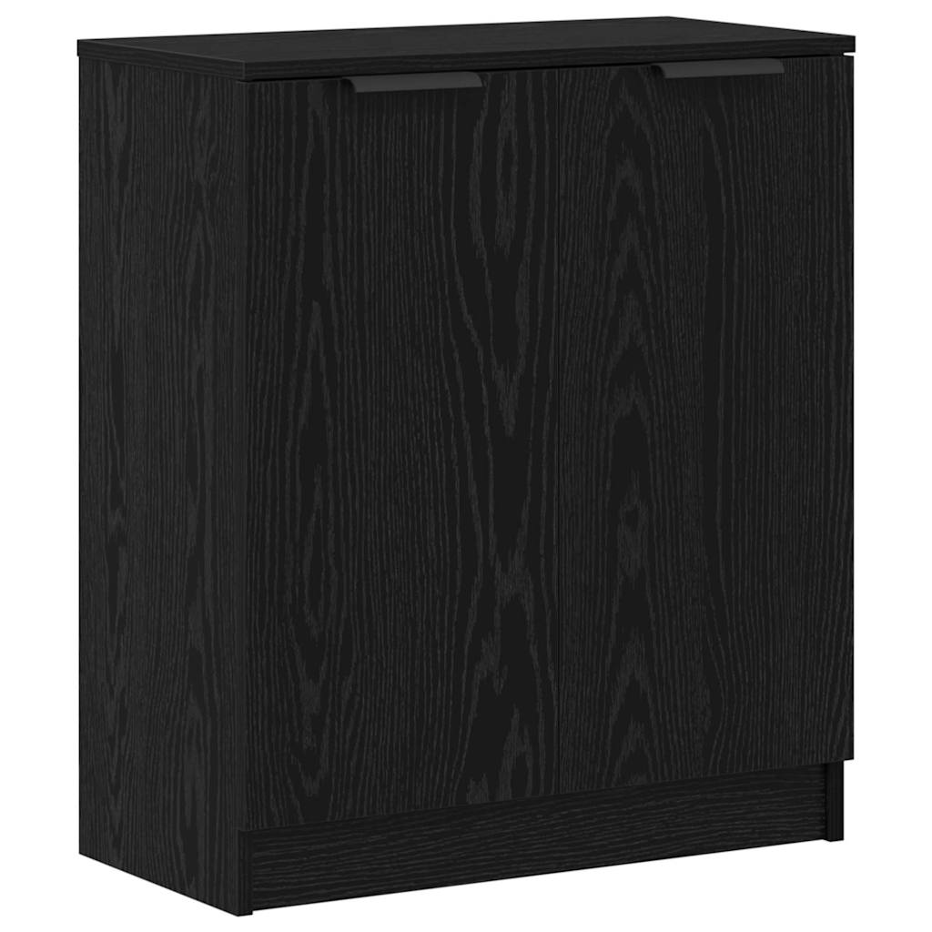 Buffet 3 pcs Carvalho preto 121 x 30 x 70 cm Madeira processada