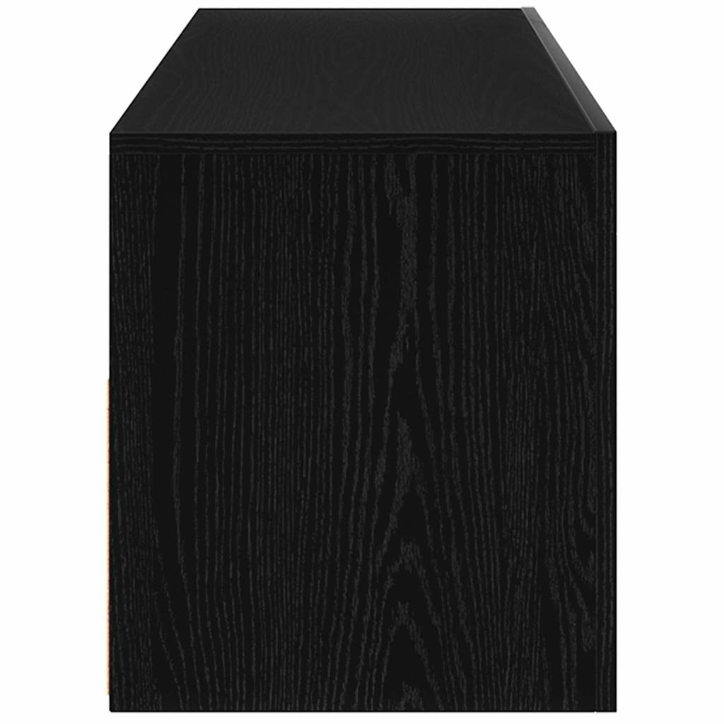 Armário de Cabeceira Carvalho preto 60 x 35 x 40 cm