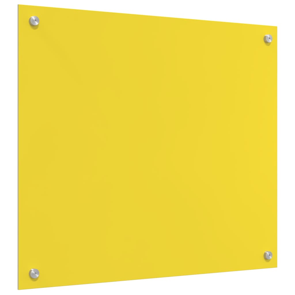 Proteção de Cozinha Amarelo 70 x 60 x 0.6 cm vidro temperado