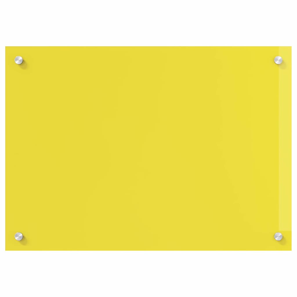 Proteção de Cozinha Amarelo 70 x 60 x 0.6 cm vidro temperado