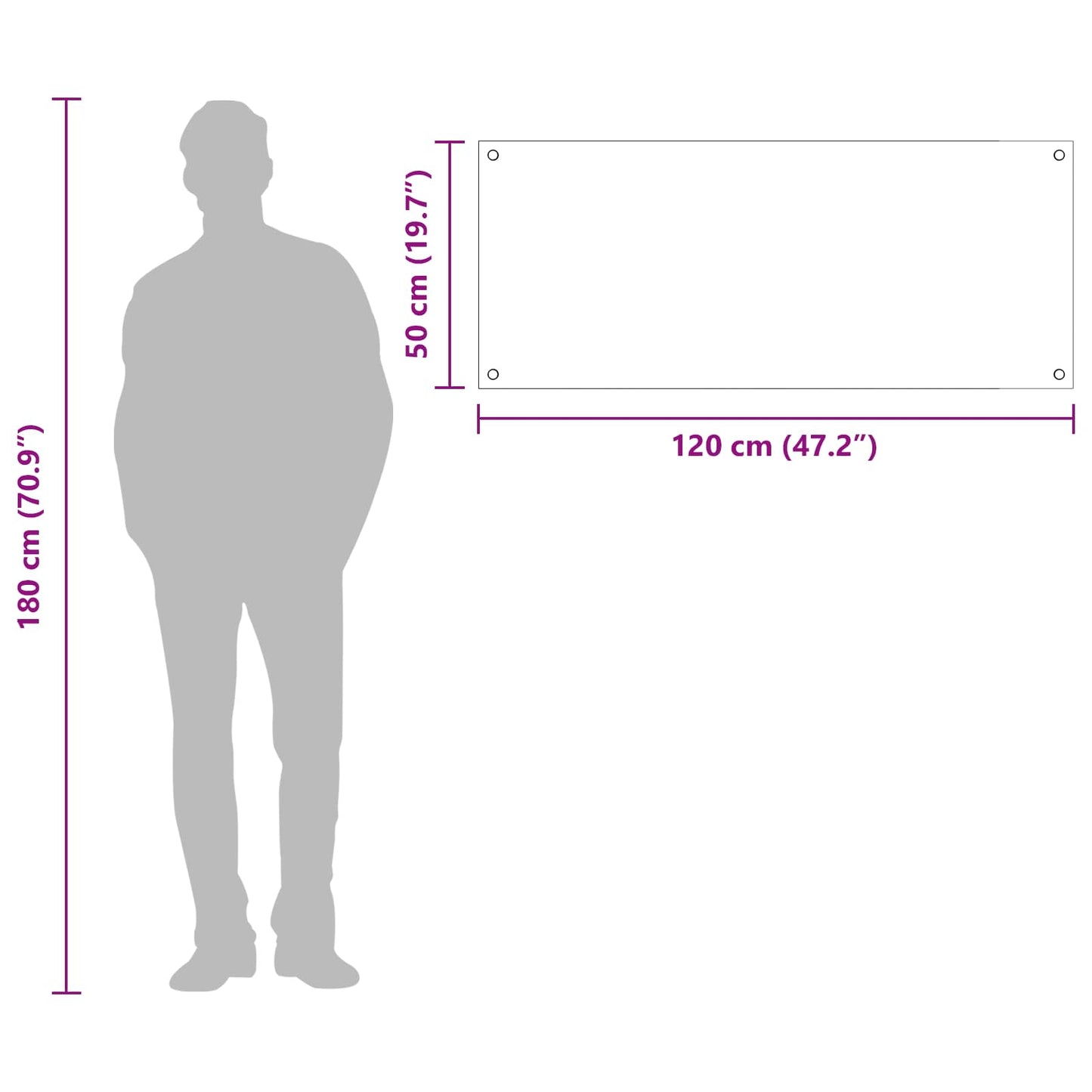 Proteção de Cozinha Cinzento escuro 120 x 50 x 0,6 cm