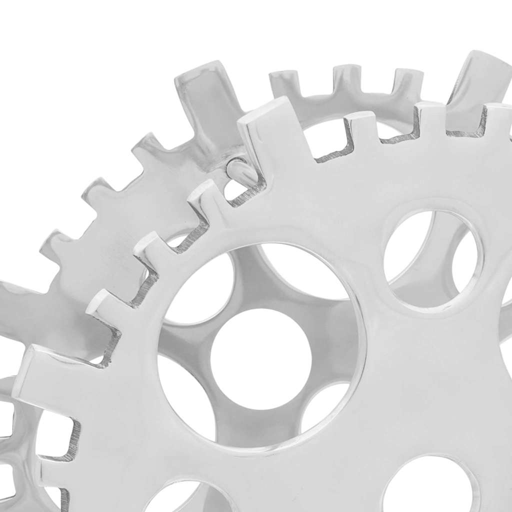 Escorredor de Vinho Prateado 39 x 39 x 14 cm Alumínio