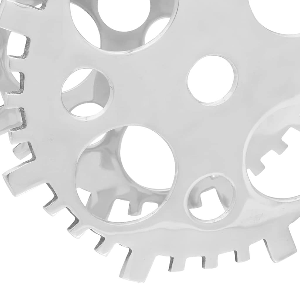 Escorredor de Vinho Prateado 39 x 39 x 14 cm Alumínio