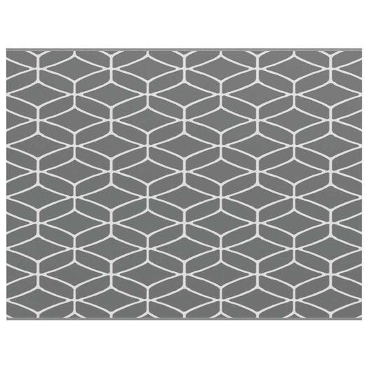 Tapete para Outdoor ARAKIL Cinza e Branco 300 x 250 cm