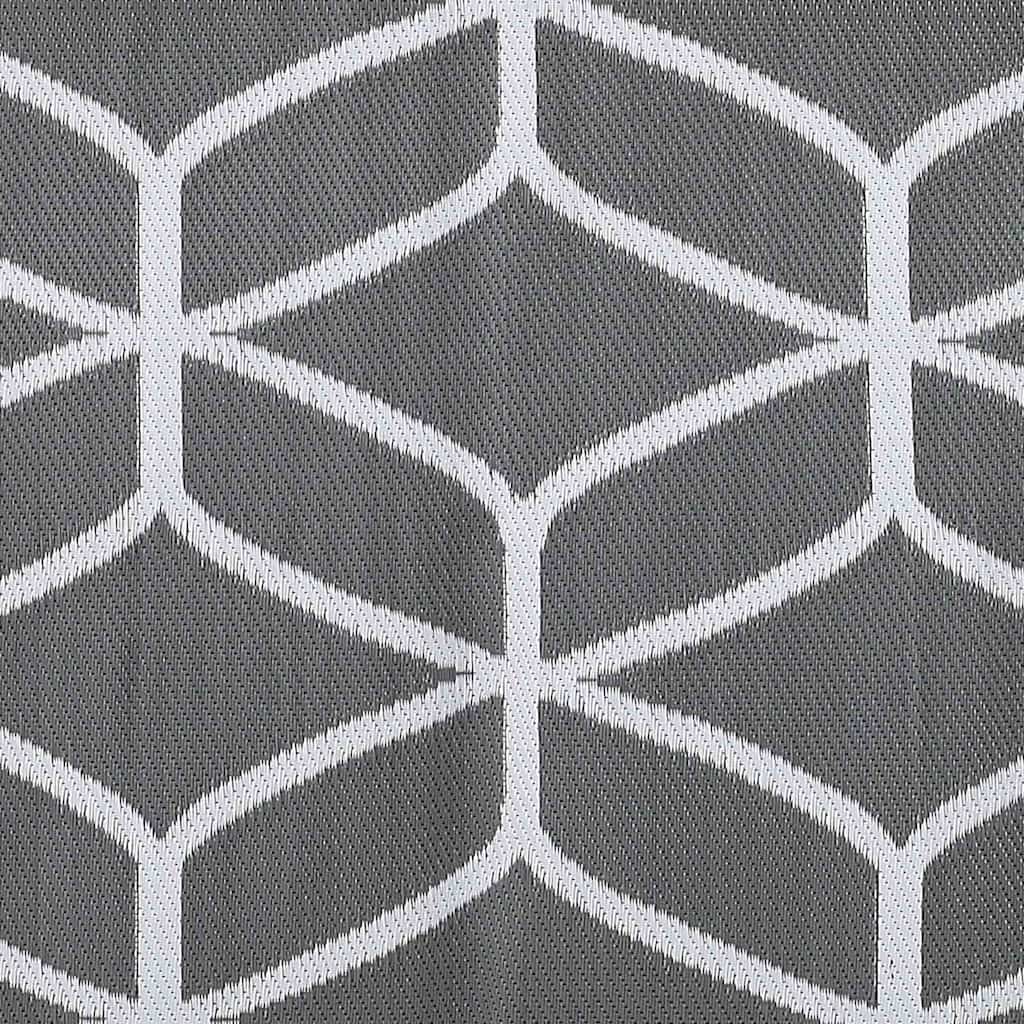 Tapete para Outdoor ARAKIL Cinzento e branco 250 x 400 cm PP