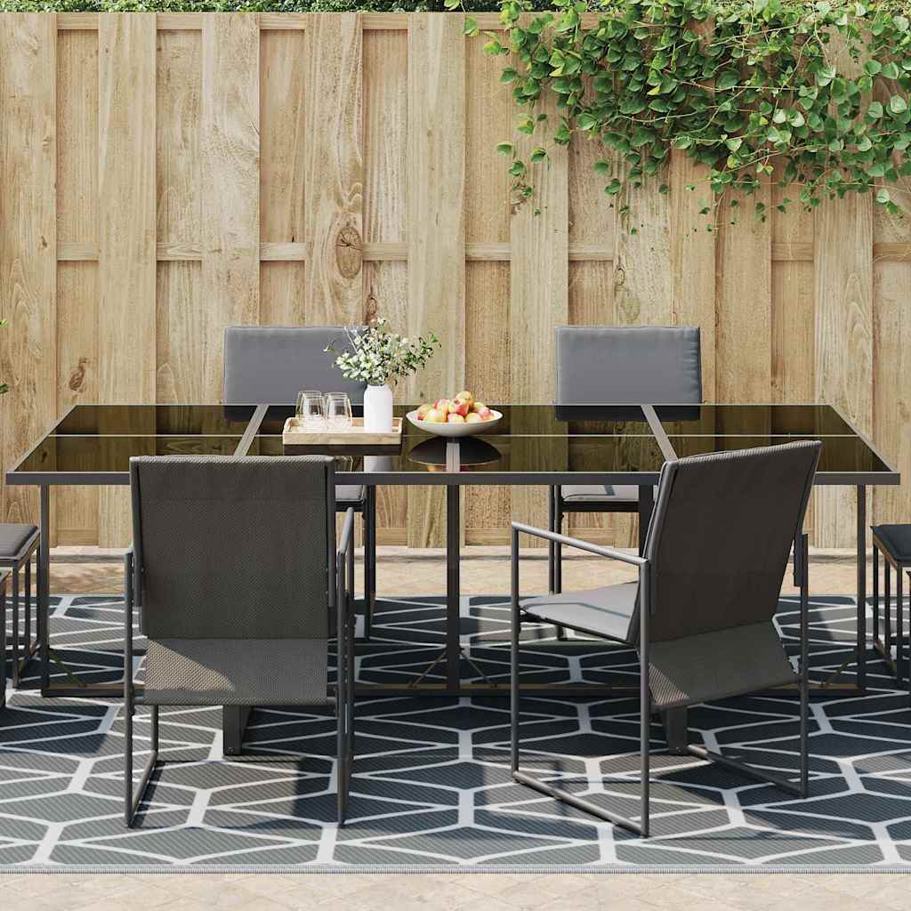 Tapete para Outdoor ARAKIL Cinzento e branco 250 x 500 cm PP
