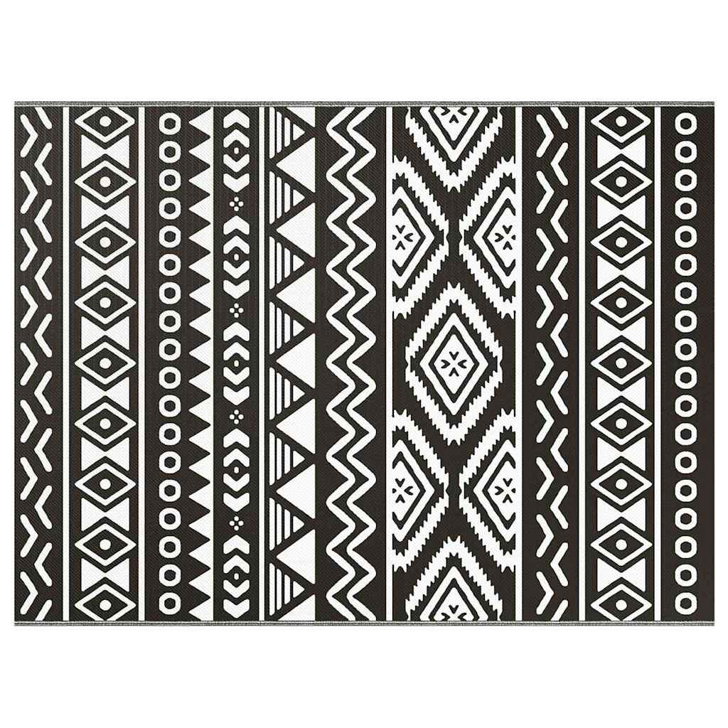 Tapete para Outdoor ARAKIL padrão preto 300 x 400 cm PP