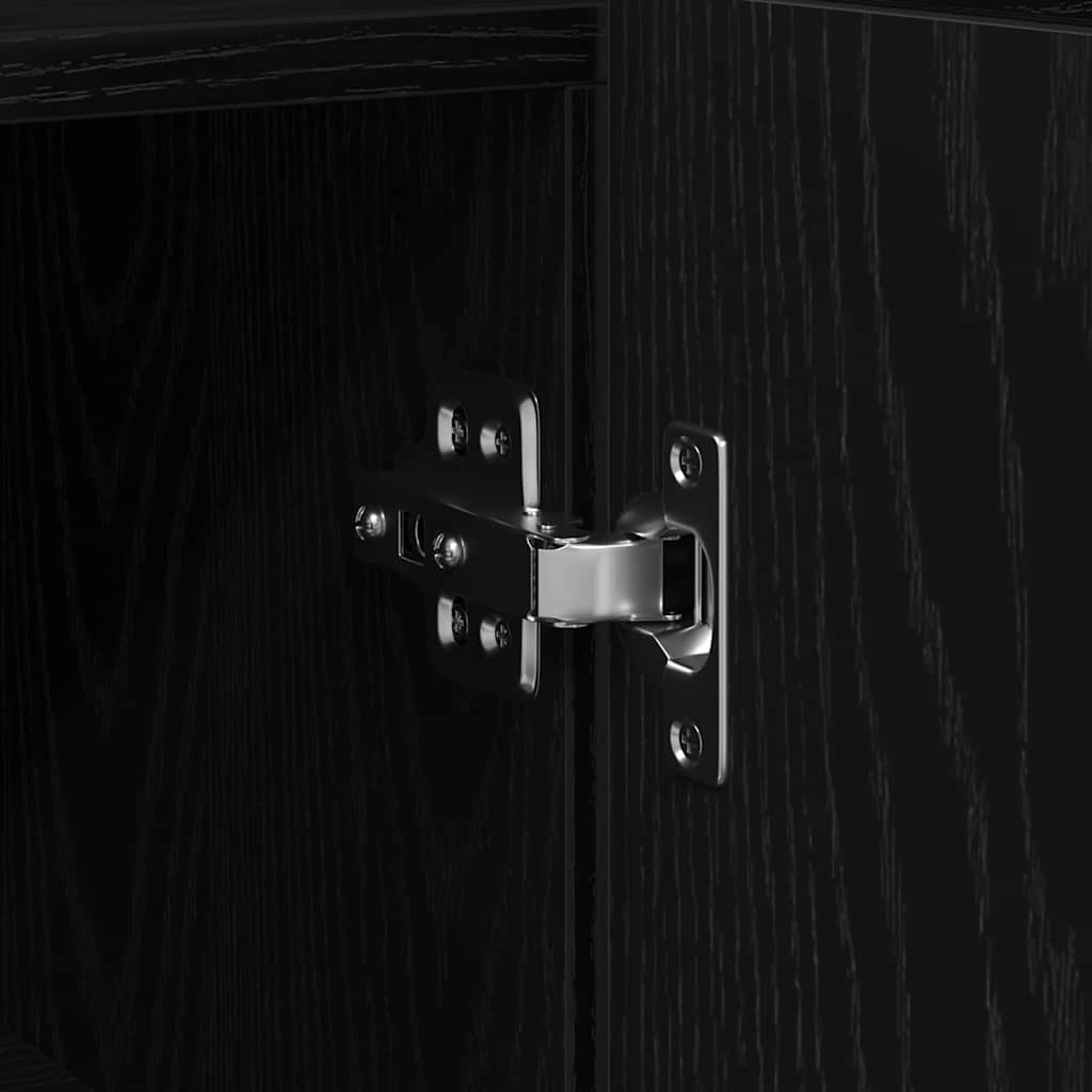 Buffet Carvalho Preto 116 x 30 x 75 cm Madeira processada