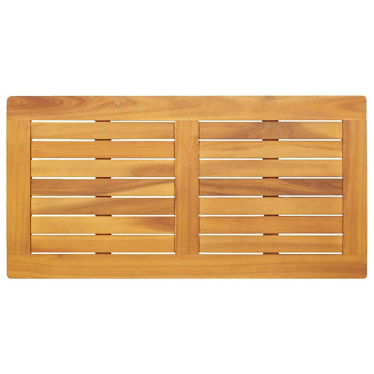 Tampo de Mesa Castanho 90 x 45 x 2 cm Madeira Sólida de Acácia