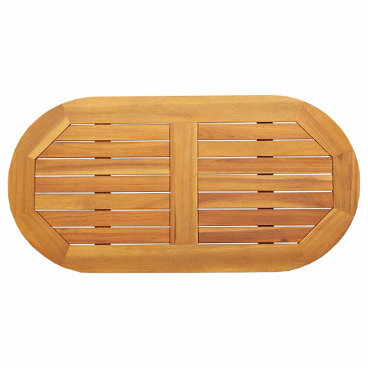 Tampo de Mesa Castanho 90 x 45 x 2 cm Madeira Sólida de Acácia