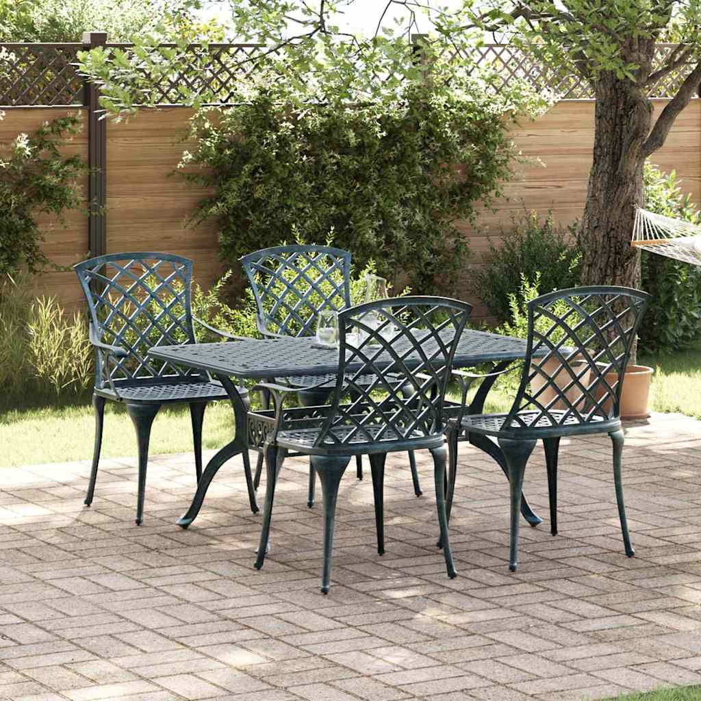 Cadeira de Jardim Verde 61 x 60,5 x 93cm Alumínio