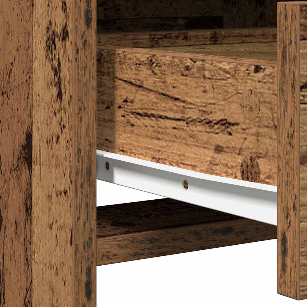 Conjunto de Mesa de Vestir com gaveta 3 pcs Madeira antiga