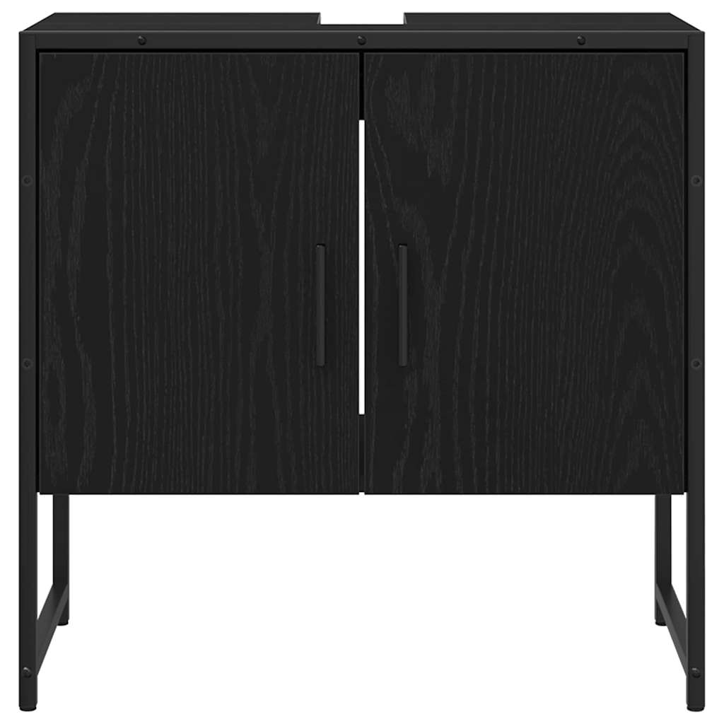 Conjunto de Móveis para Banheiro 4 pcs Preto 33 x 33 x 185.5 cm