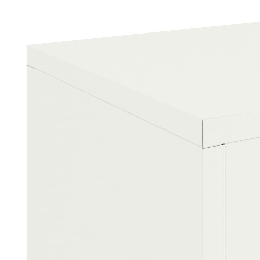 Suportes para plantas 2 pcs Branco 24 x 24 x 35 cm Aço