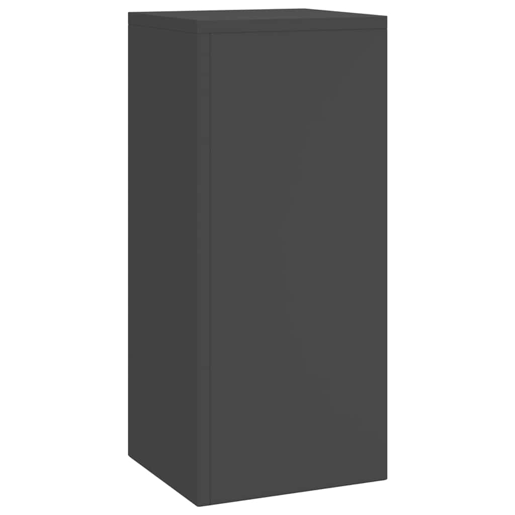 Suportes para plantas 2 pcs Preto 24 x 24 x 55 cm Aço
