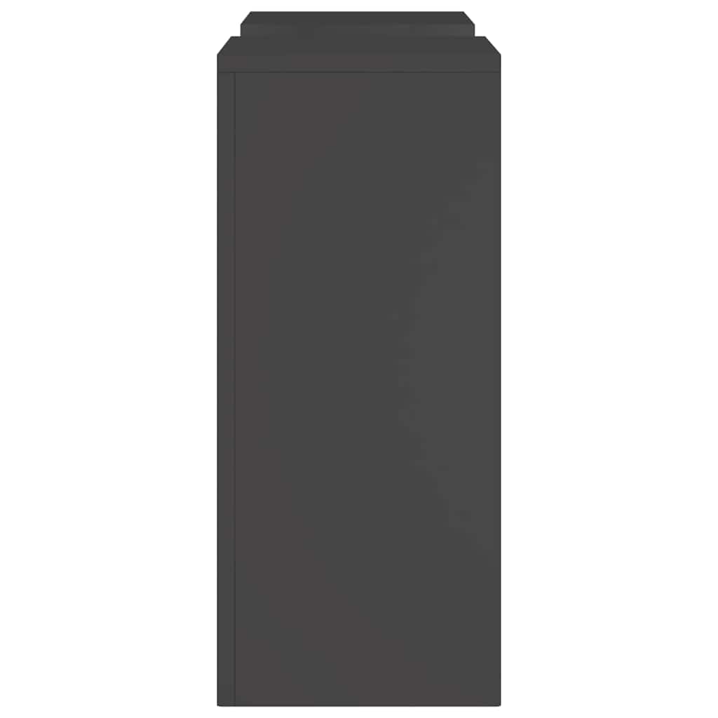 Suportes para plantas 2 pcs Preto 24 x 24 x 55 cm Aço